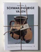 Cover zu "Kleine Reihe des Antikenmuseums" mit dem ersten Heft zu "Schwarzfigurige Vasen" als Deckcover