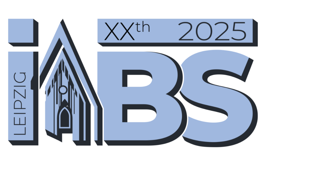 Das Bild zeigt das offizielle Logo zum XX. Kongress der IABS 2025