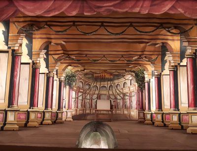 Gassenbühne des Ekhof-Theaters in Gotha